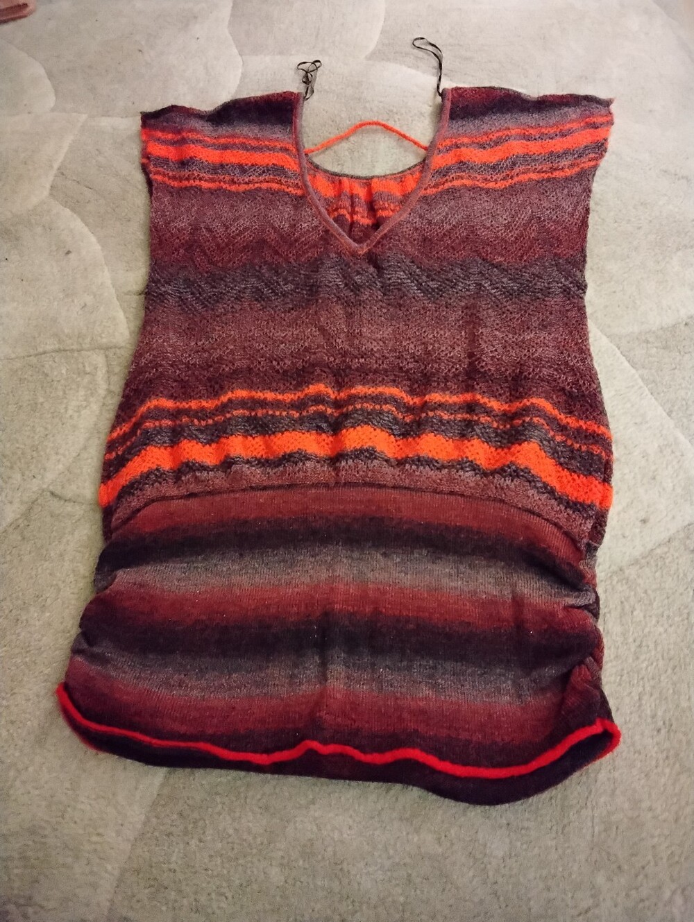 FREE PEOPLE Knitted Sleeveless Sweater/dress, Size L.